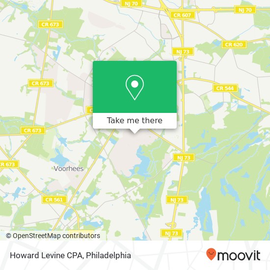 Howard Levine CPA map