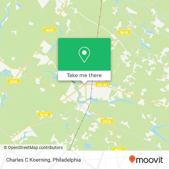 Mapa de Charles C Koerning