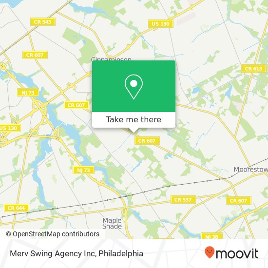 Merv Swing Agency Inc map