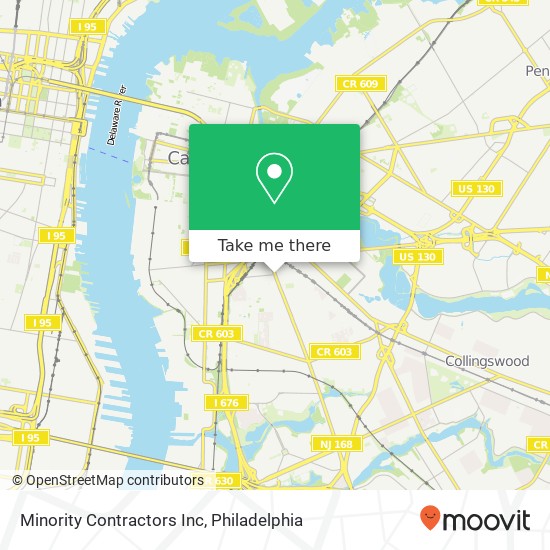 Minority Contractors Inc map