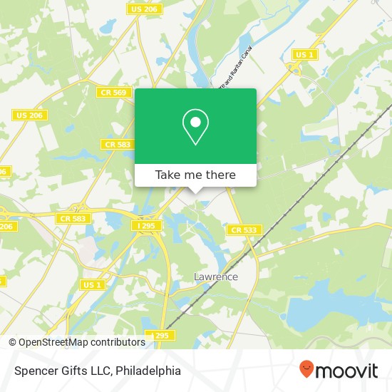 Spencer Gifts LLC map