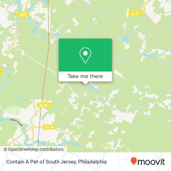 Contain A Pet of South Jersey map