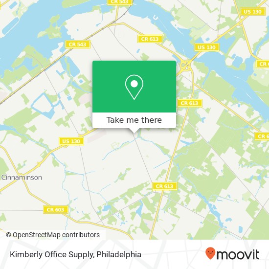 Kimberly Office Supply map