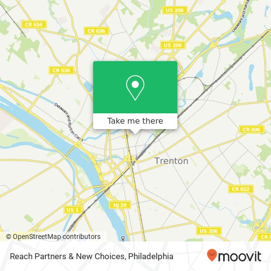 Reach Partners & New Choices map