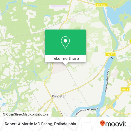 Mapa de Robert A Martin MD Facog