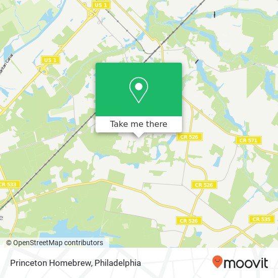Princeton Homebrew map