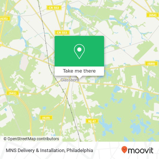 MNS Delivery & Installation map