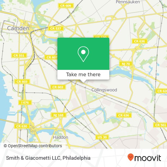 Mapa de Smith & Giacometti LLC