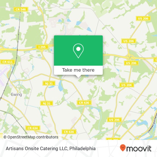 Artisans Onsite Catering LLC map