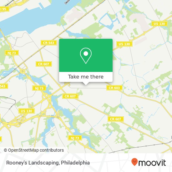 Mapa de Rooney's Landscaping