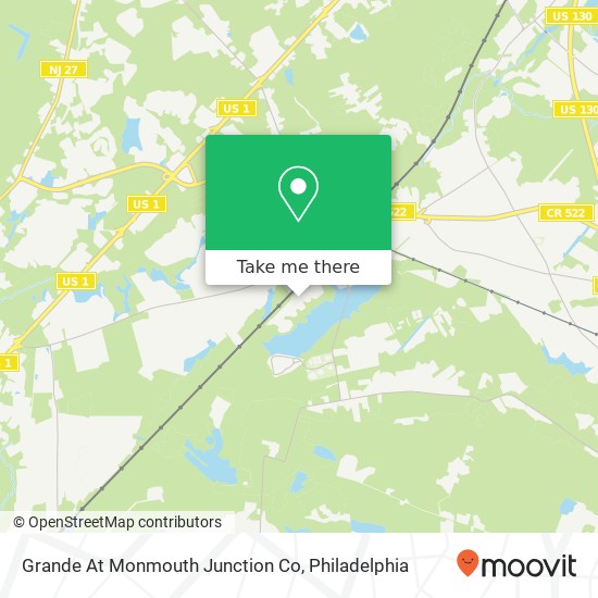 Mapa de Grande At Monmouth Junction Co