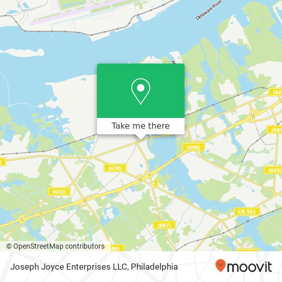 Joseph Joyce Enterprises LLC map