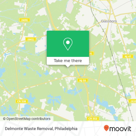 Mapa de Delmonte Waste Removal