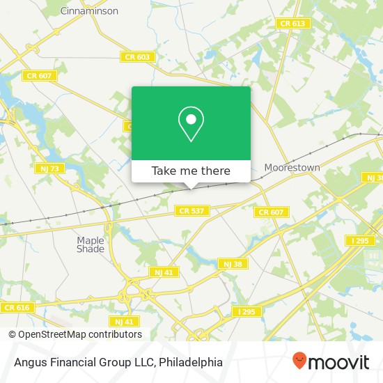 Mapa de Angus Financial Group LLC