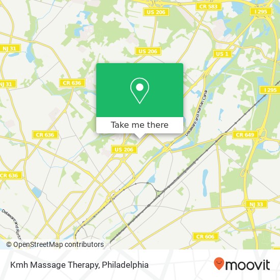 Kmh Massage Therapy map