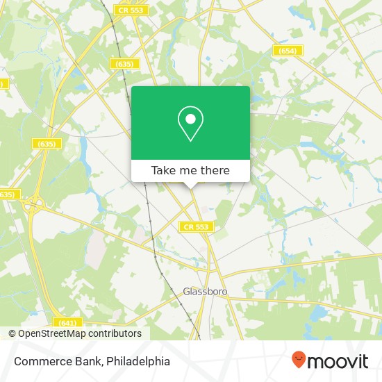 Commerce Bank map