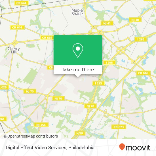 Mapa de Digital Effect Video Services