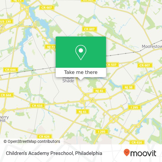 Children's Academy Preschool map