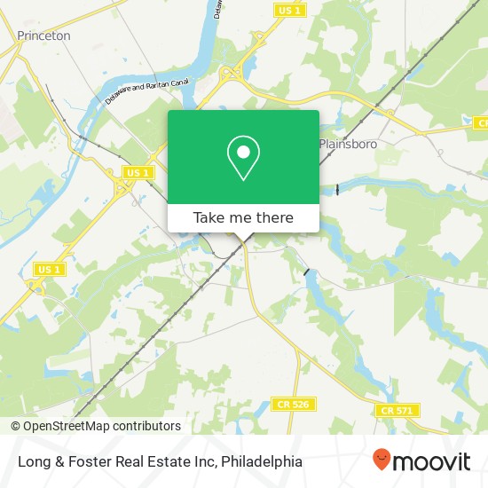 Mapa de Long & Foster Real Estate Inc