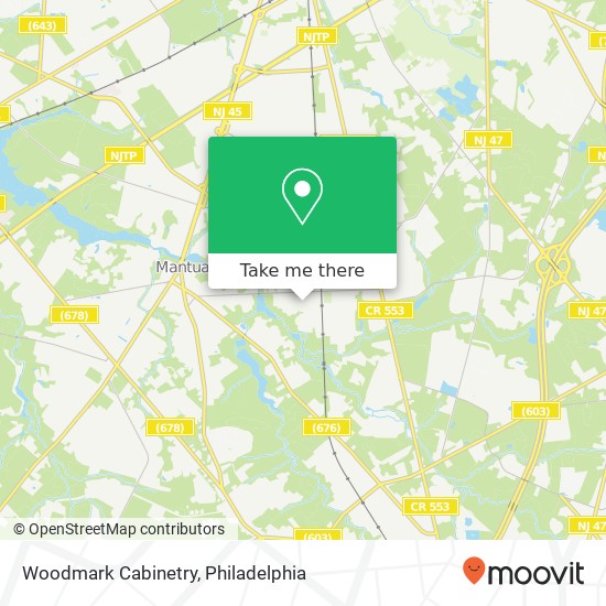 Mapa de Woodmark Cabinetry