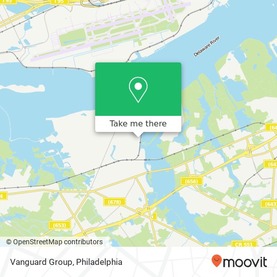 Mapa de Vanguard Group