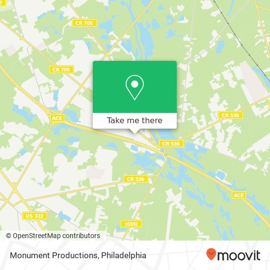 Mapa de Monument Productions