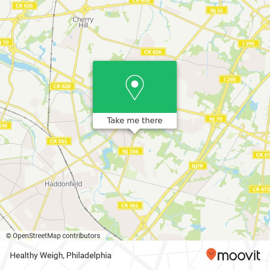 Healthy Weigh map