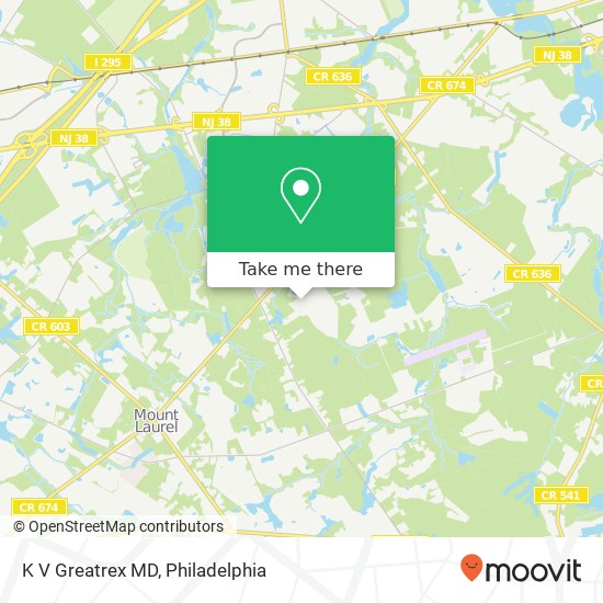 K V Greatrex MD map