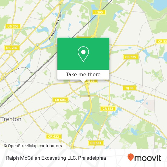 Ralph McGillan Excavating LLC map