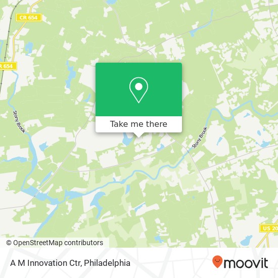 A M Innovation Ctr map