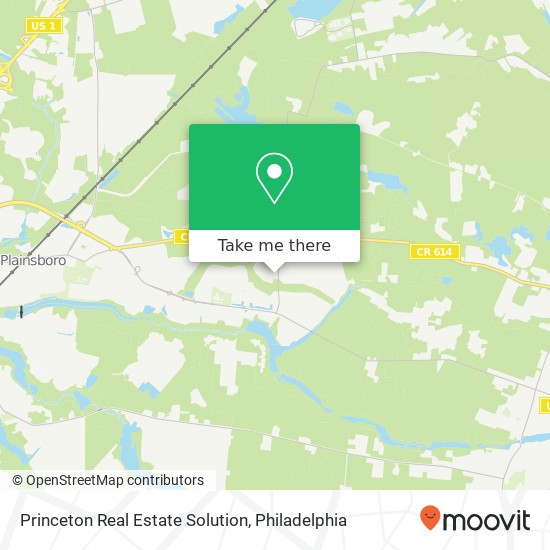 Mapa de Princeton Real Estate Solution