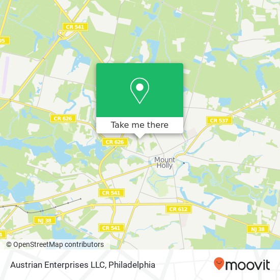 Austrian Enterprises LLC map