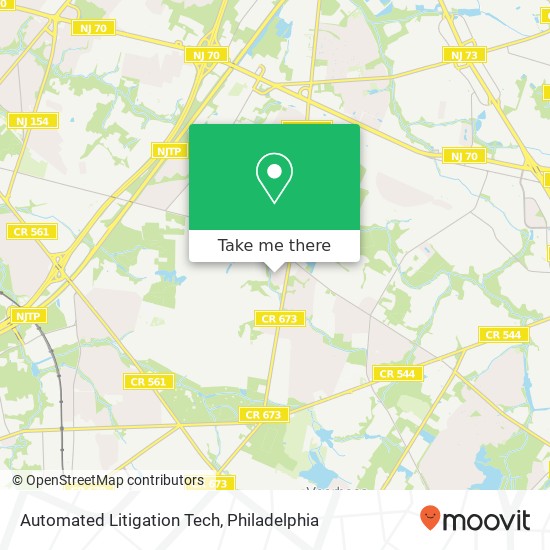 Mapa de Automated Litigation Tech