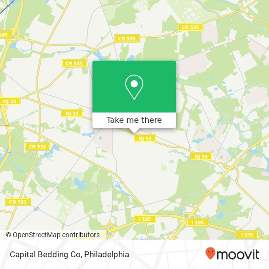 Capital Bedding Co map