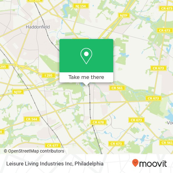 Leisure Living Industries Inc map