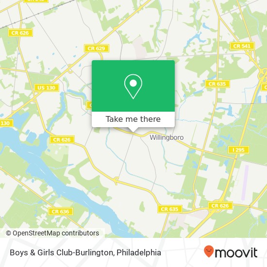 Boys & Girls Club-Burlington map