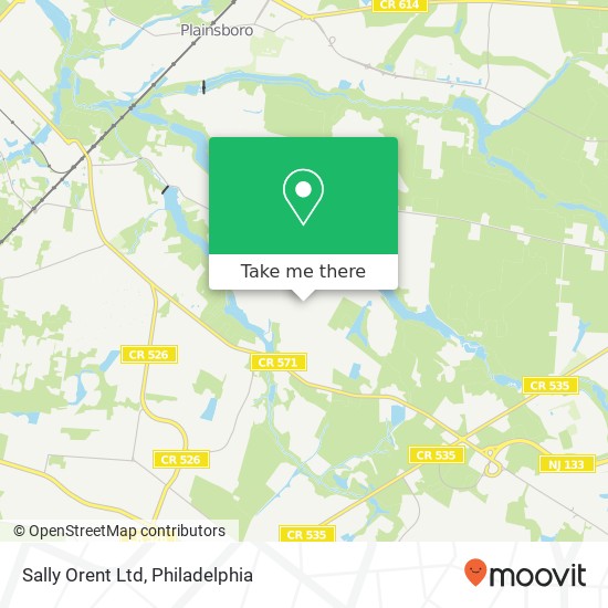 Sally Orent Ltd map