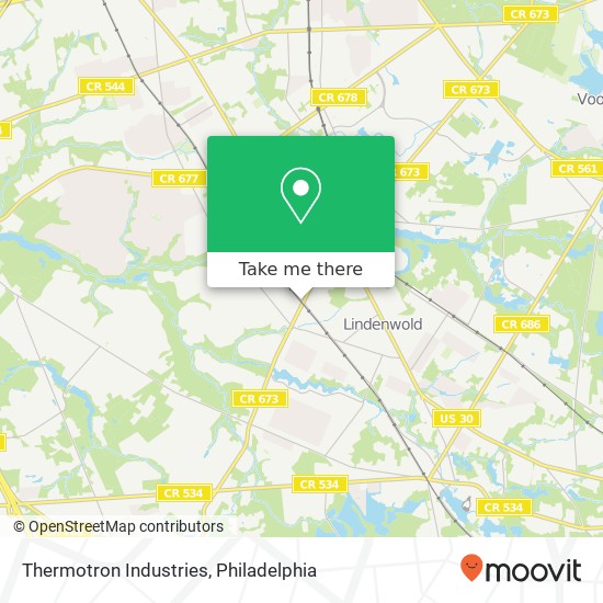 Mapa de Thermotron Industries