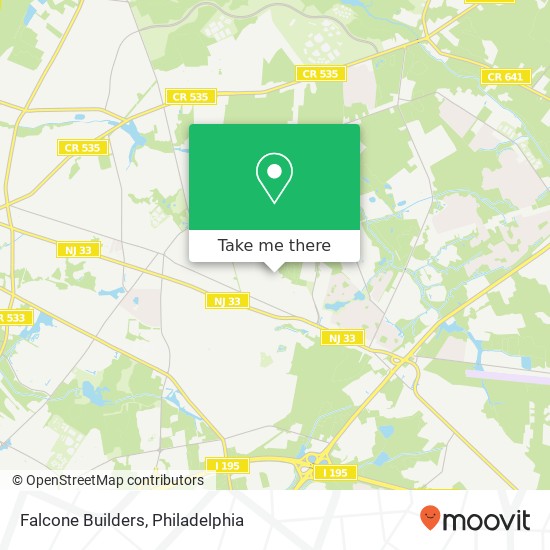 Falcone Builders map