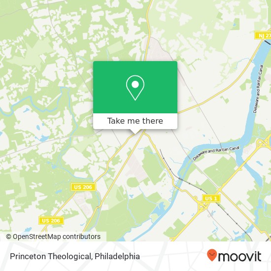 Mapa de Princeton Theological