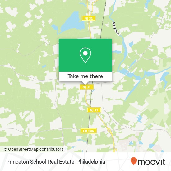 Mapa de Princeton School-Real Estate