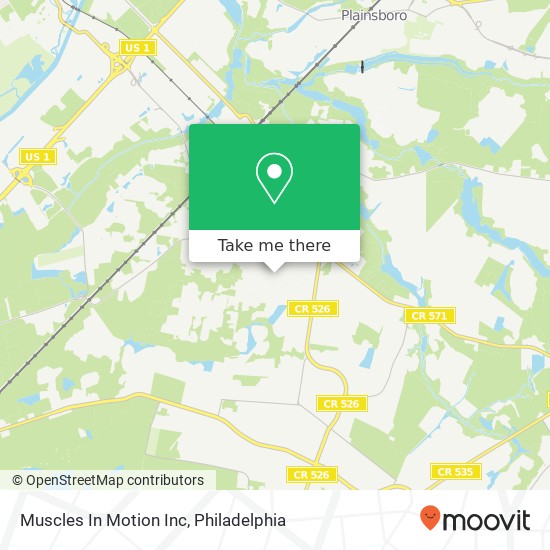 Muscles In Motion Inc map