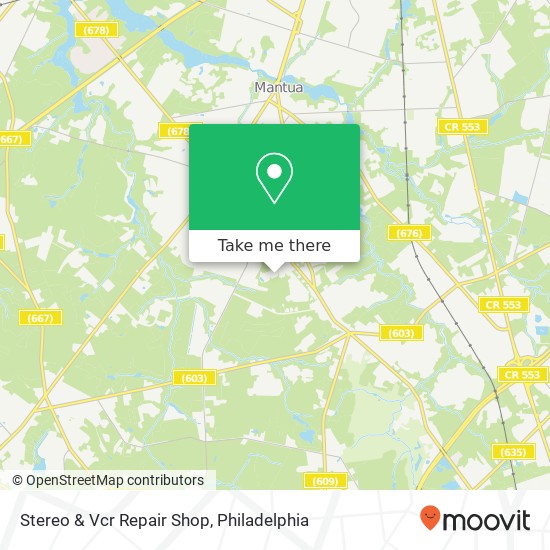 Stereo & Vcr Repair Shop map