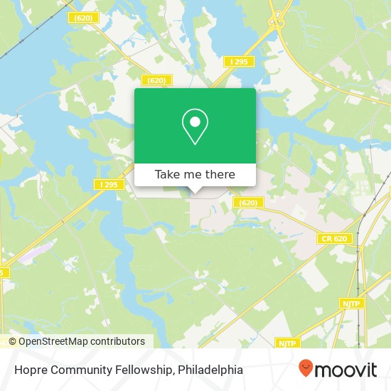 Hopre Community Fellowship map