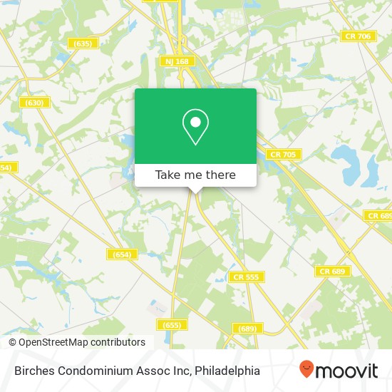 Birches Condominium Assoc Inc map