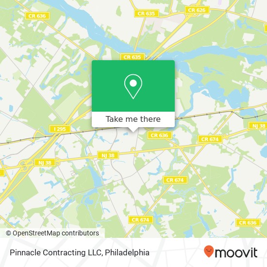 Pinnacle Contracting LLC map