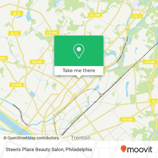 Mapa de Steen's Place Beauty Salon