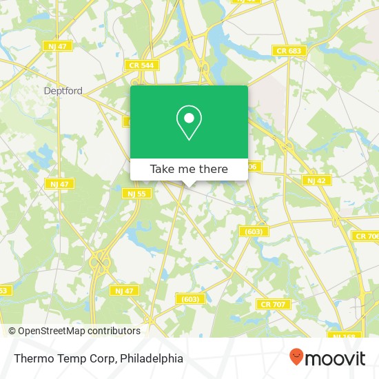 Thermo Temp Corp map