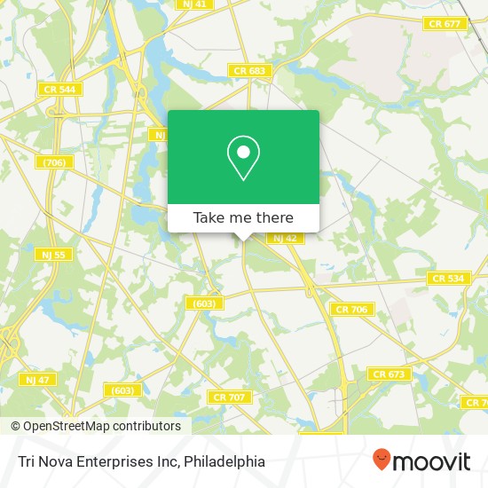 Tri Nova Enterprises Inc map