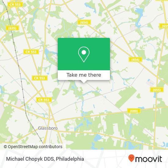 Michael Chopyk DDS map